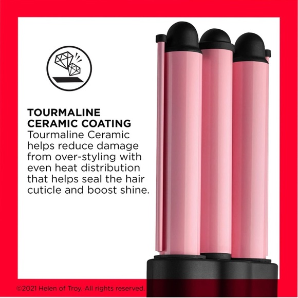 Revlon 3 Barrel Jumbo Hair Waver | Long-Lasting, Natural Looking Waves, NEW - Picture 2 of 6